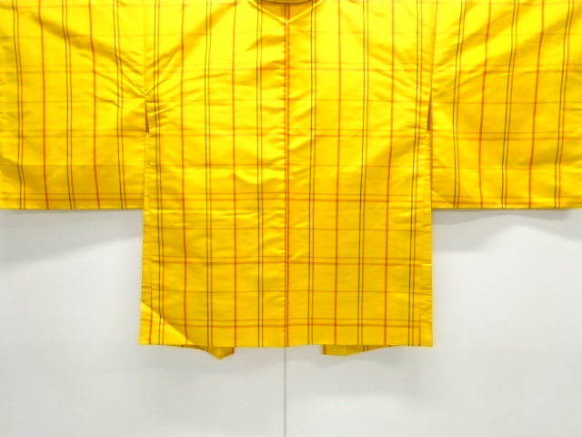 JAPANESE HAORI / YONEZAWA TSUMUGI / WOVEN GRID